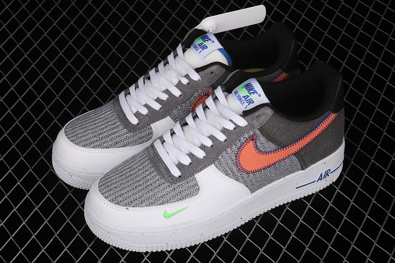 Air Force 1 Low Recycled Jerseys Pack Grey/White/Sport Red/Electric Green 13