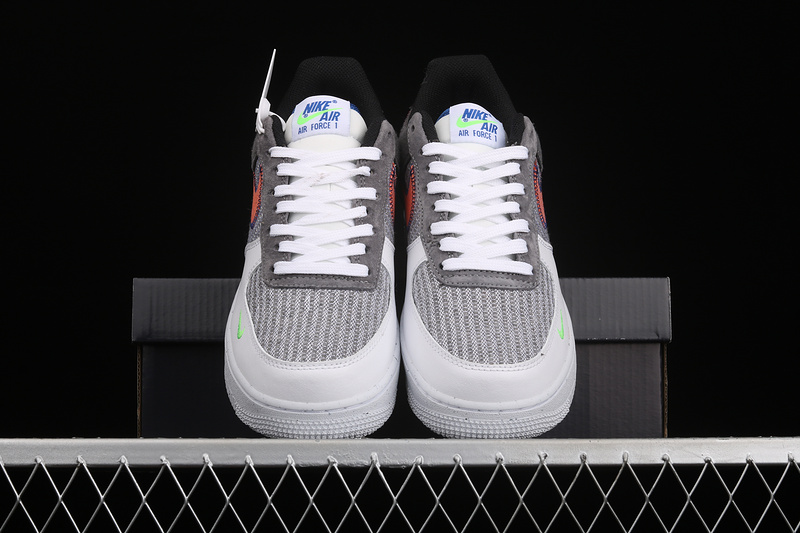 Air Force 1 Low Recycled Jerseys Pack Grey/White/Sport Red/Electric Green 15