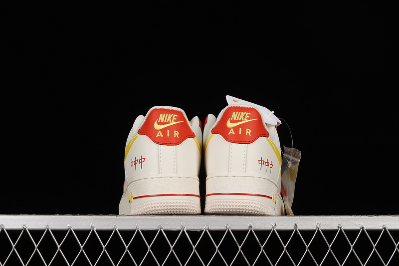 Air Force 1 Low 07 Beige/Red/Gold 7