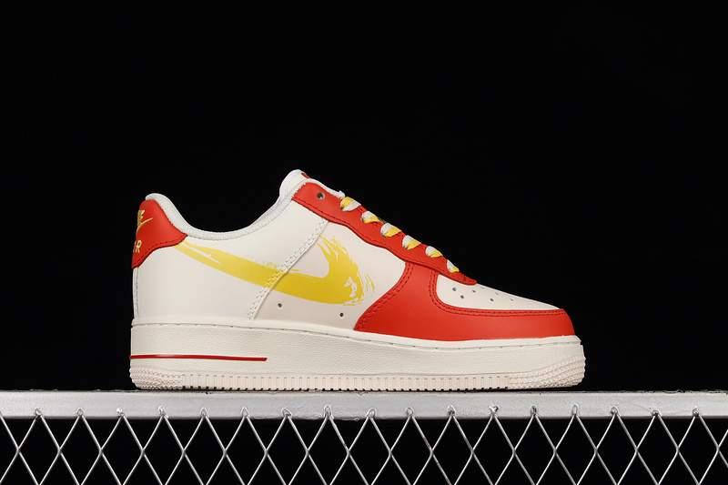 Air Force 1 Low 07 Beige/Red/Gold 9