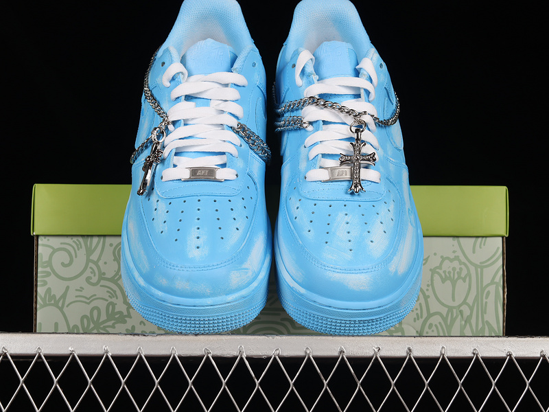 Air Force 1 Low 07 Blue/White/Silver 11