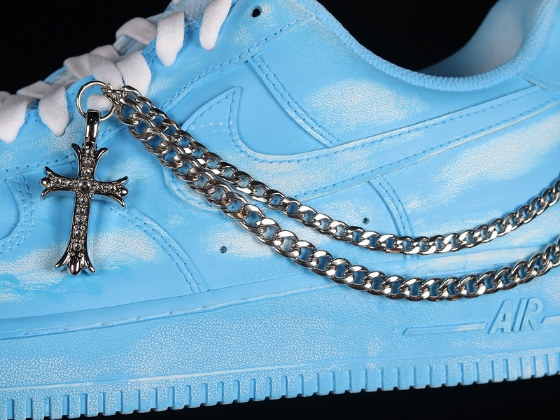 Air Force 1 Low 07 Blue/White/Silver 17