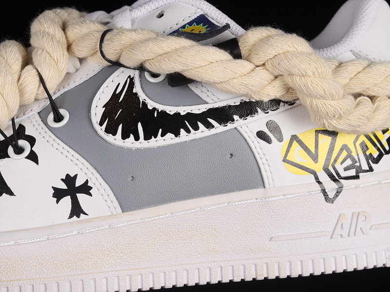 Air Force 1 Low 07 White/Grey/Yellow-Black 11