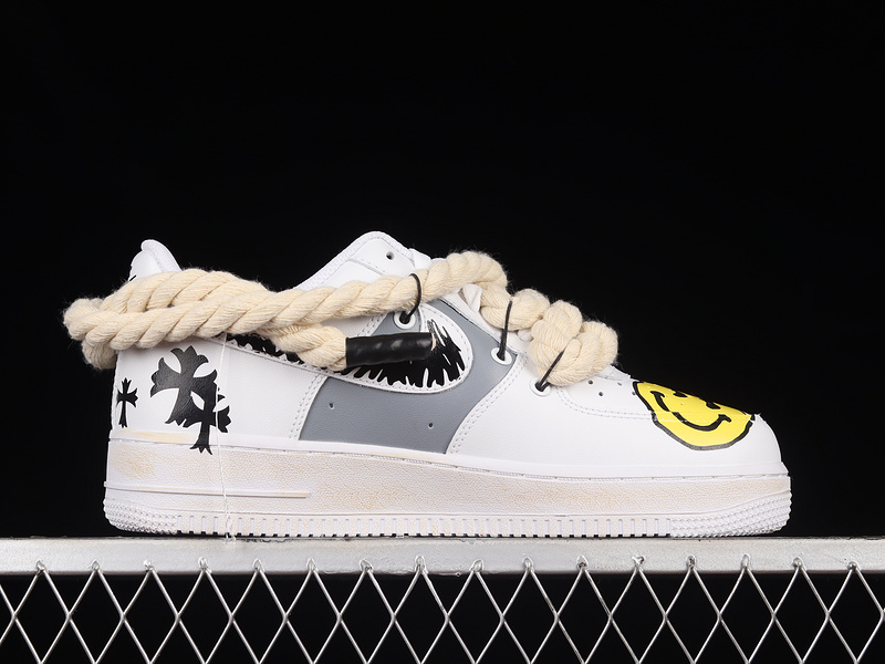 Air Force 1 Low 07 White/Grey/Yellow-Black 23