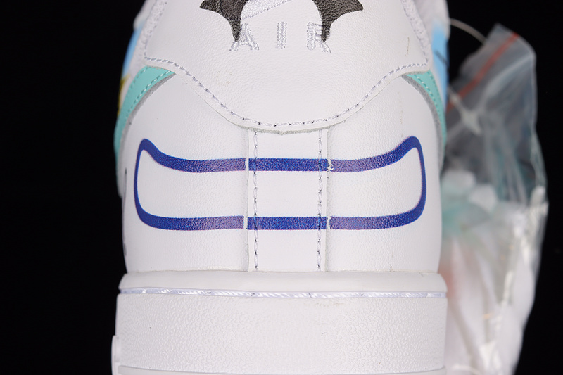 Air Force 1 Low 07 White/Multi-Color/Sky Blue 3