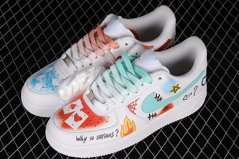 Air Force 1 Low 07 White/Multi-Color/Sky Blue 23