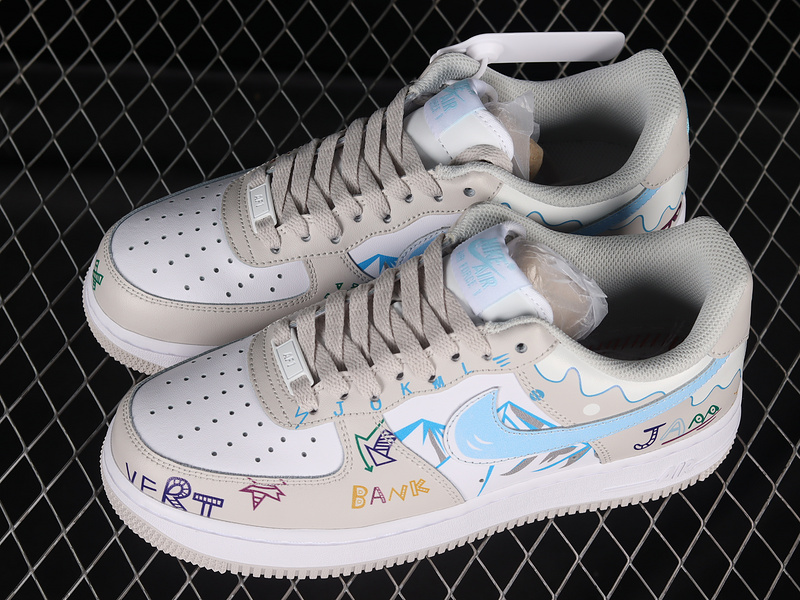 Air Force 1 Low 07 White/Light Grey/Multi-Color 5