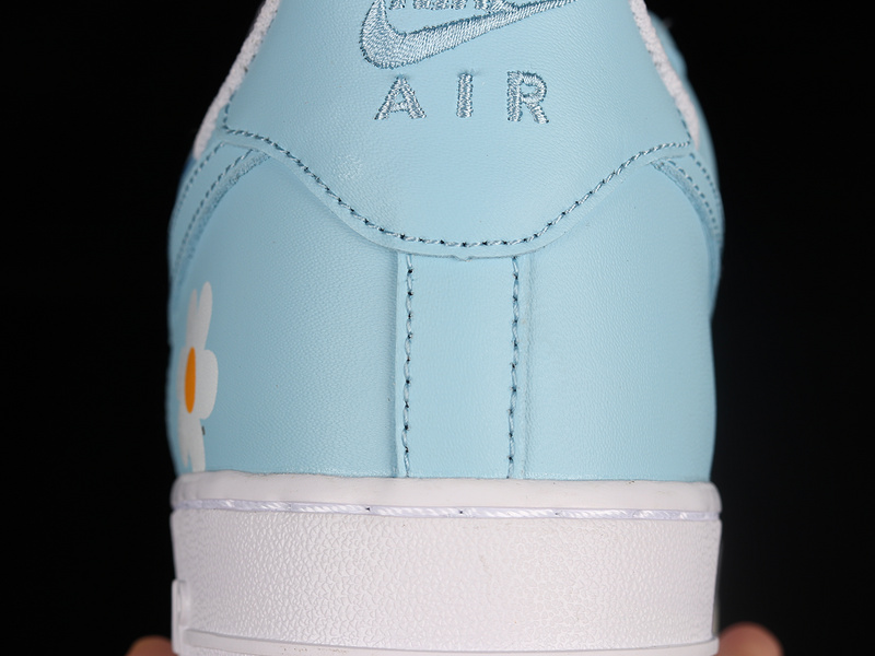 Air Force 1 Mid White/Ice Blue-White 7