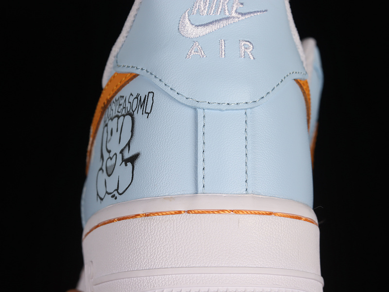 Air Force 1 Low 07 Light Blue/Orange/White 15