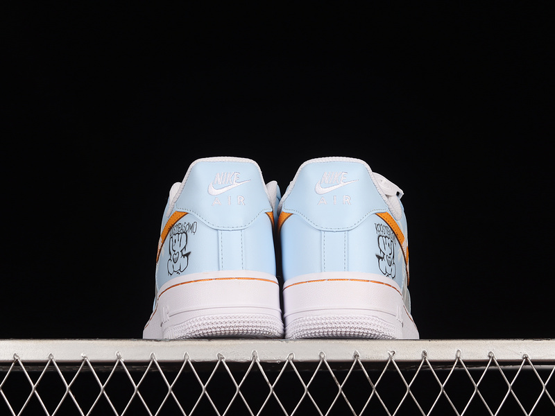 Air Force 1 Low 07 Light Blue/Orange/White 21