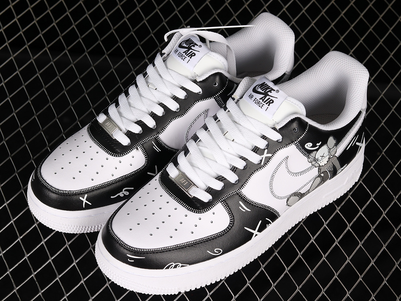 Kaws X Air Force 1 Low 07 White/Black-Grey 19