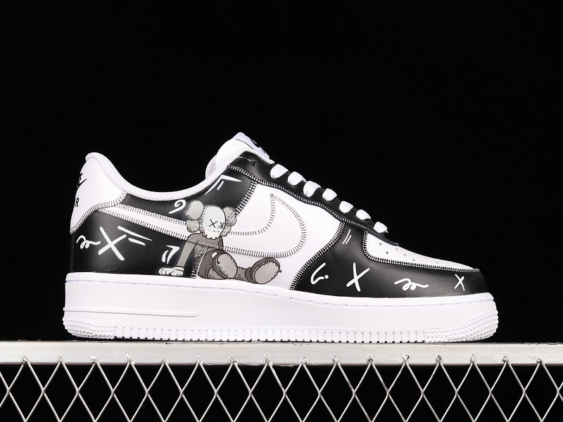 Kaws X Air Force 1 Low 07 White/Black-Grey 29