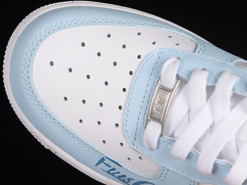 Air Force 1 Low 07 Light Blue/Grey/Yellow 19