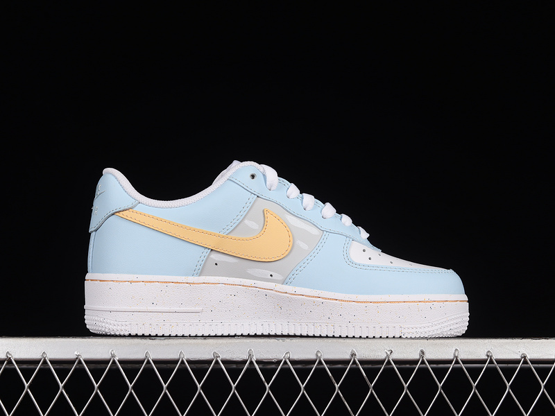 Air Force 1 Low 07 Light Blue/Grey/Yellow 25