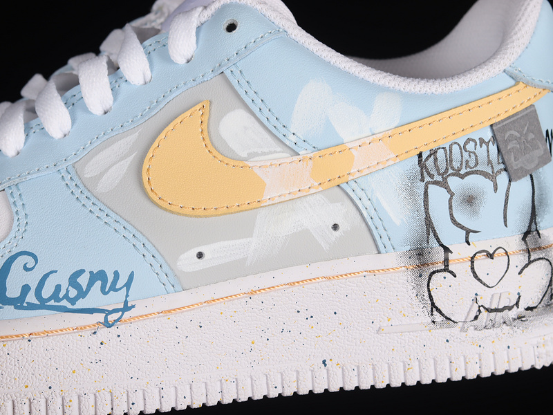 Air Force 1 Low 07 Light Blue/Grey/Yellow 27