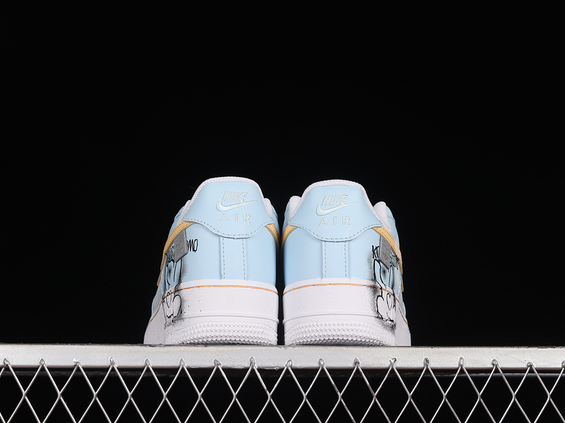 Air Force 1 Low 07 Light Blue/Grey/Yellow 29