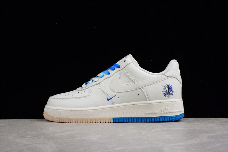 Air Force 1 Low 07 Dallas Mavericks White/White/Blue 5