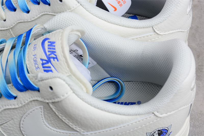 Air Force 1 Low 07 Dallas Mavericks White/White/Blue 19