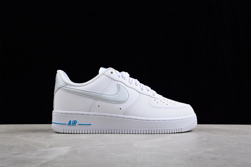 Air Force 1 Low White/Laser Blue/Reflect Silver/Metallic Silver 27