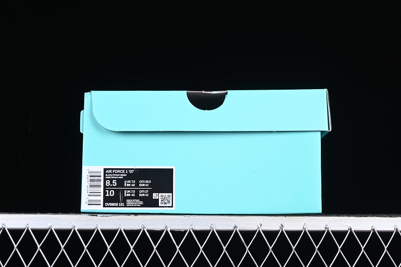 Air Force 1 Premium Black/Tiffany Color 7