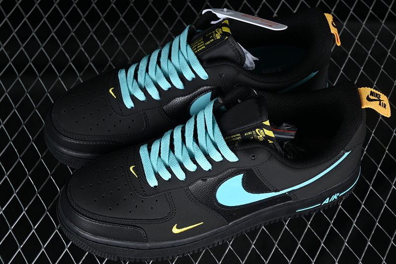 Air Force 1 Premium Black/Tiffany Color 15