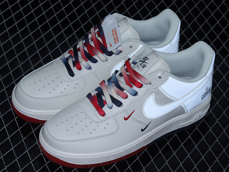 Air Force 1 Low 07 Beige/Blue/Red 7