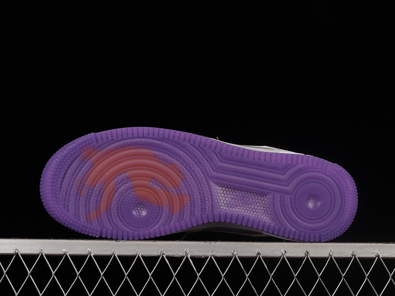 Air Force 1 Low 07 Court Purple/White/Opti Yellow 3