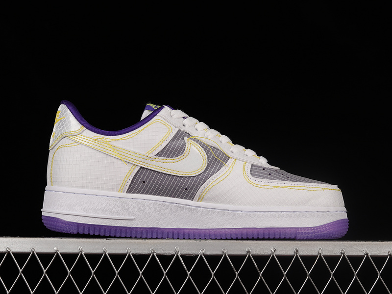 Air Force 1 Low 07 Court Purple/White/Opti Yellow 9