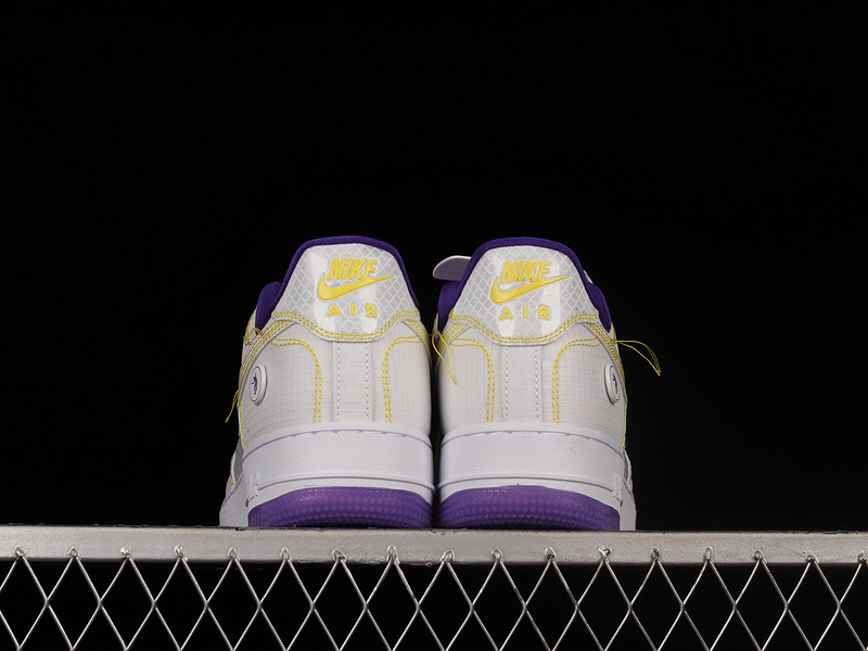 Air Force 1 Low 07 Court Purple/White/Opti Yellow 15