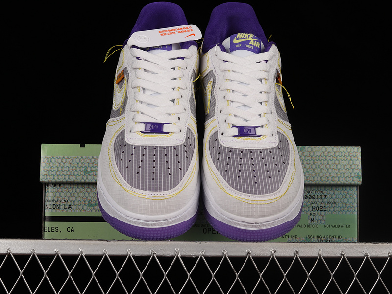 Air Force 1 Low 07 Court Purple/White/Opti Yellow 19