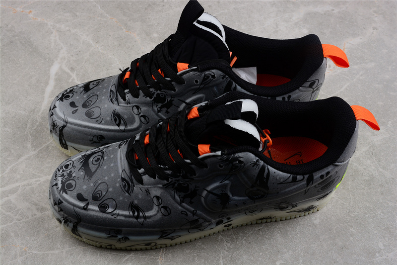 Air Force 1 Experimental Halloween Black/Black/Starfish/White 13