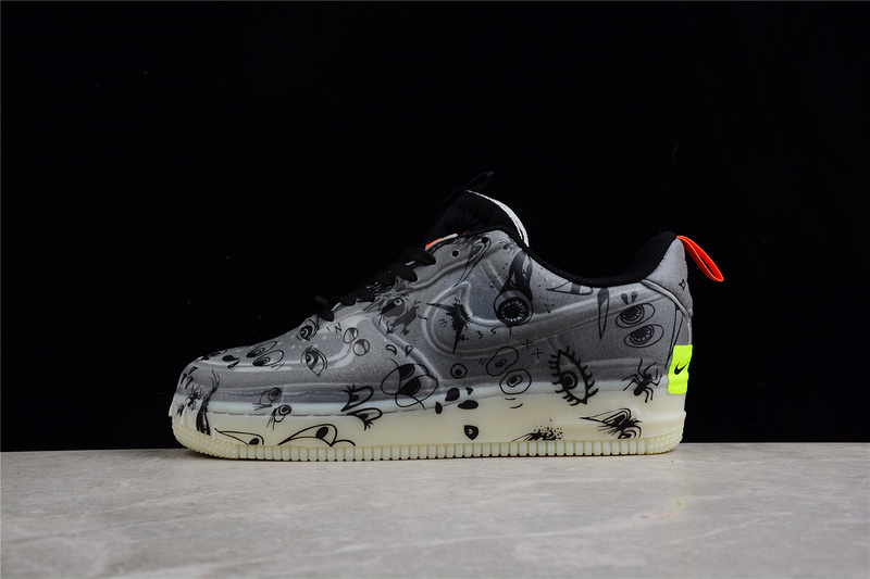 Air Force 1 Experimental Halloween Black/Black/Starfish/White 19