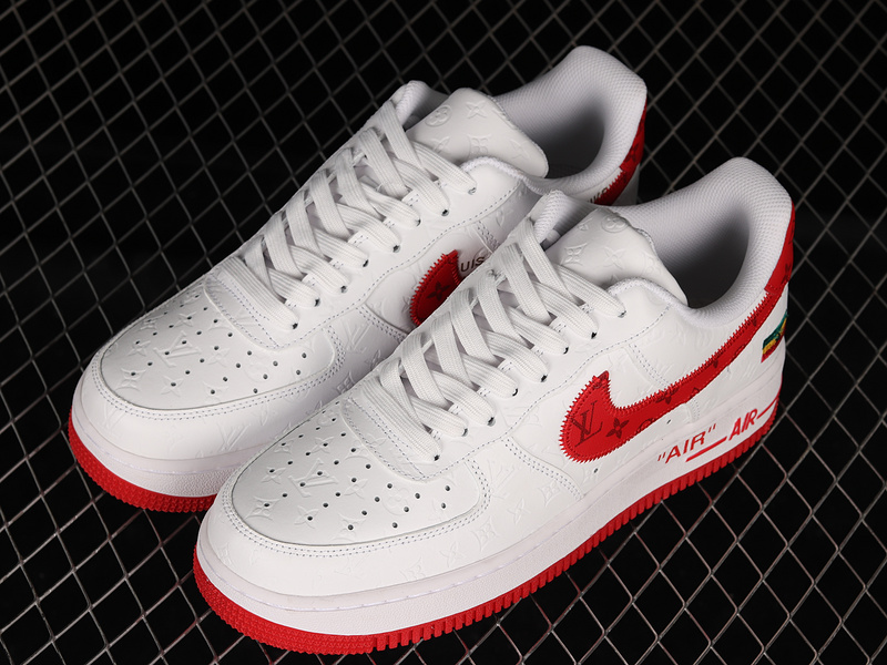 L*V X Air Force 1 Low 07 White/Red/White 5