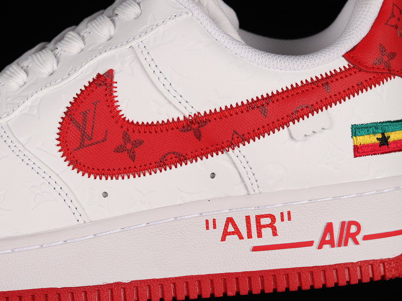 L*V X Air Force 1 Low 07 White/Red/White 21