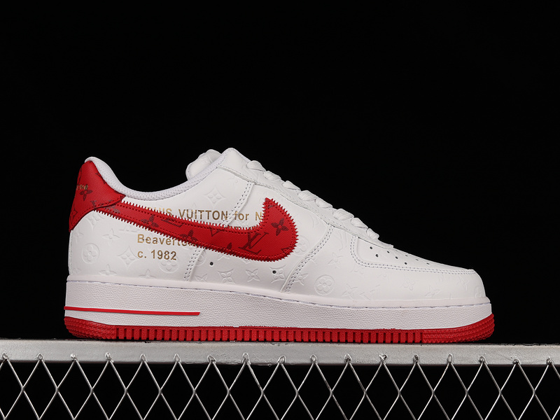 L*V X Air Force 1 Low 07 White/Red/White 25