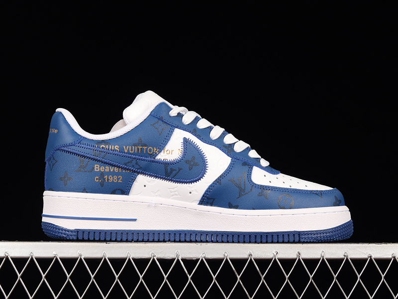 L*V X Air Force 1 Low White/Dark Blue/White 15