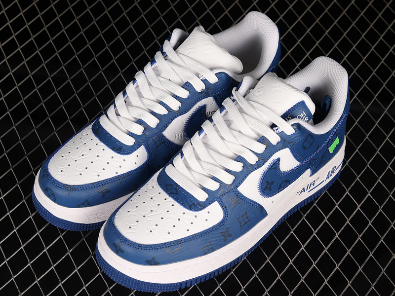 L*V X Air Force 1 Low White/Dark Blue/White 23