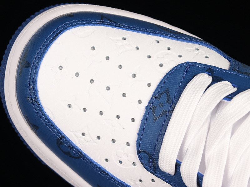 L*V X Air Force 1 Low White/Dark Blue/White 29