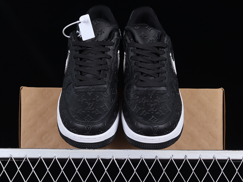 L*V X Air Force 1 Low 07 Black/Black/White 9