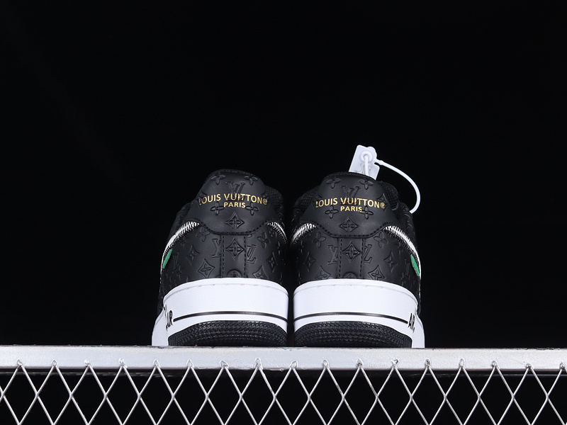 L*V X Air Force 1 Low 07 Black/Black/White 19