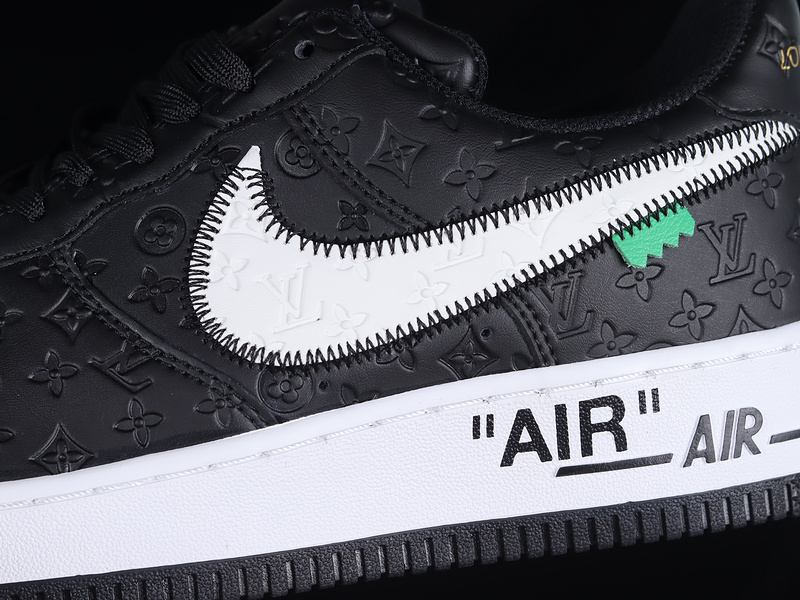 L*V X Air Force 1 Low 07 Black/Black/White 31