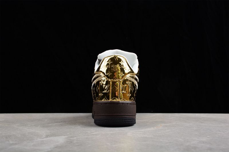 L*V X Air Force 1 Low 07 Gold/Black/White 23