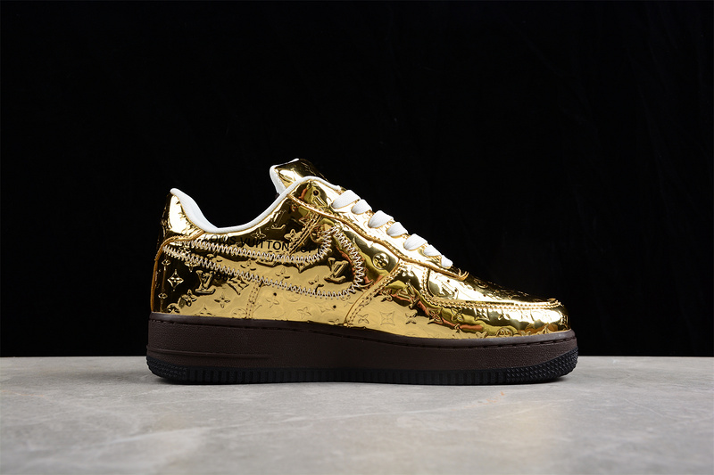 L*V X Air Force 1 Low 07 Gold/Black/White 25