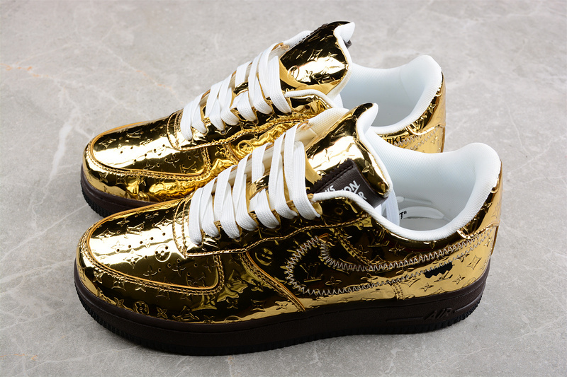 L*V X Air Force 1 Low 07 Gold/Black/White 27