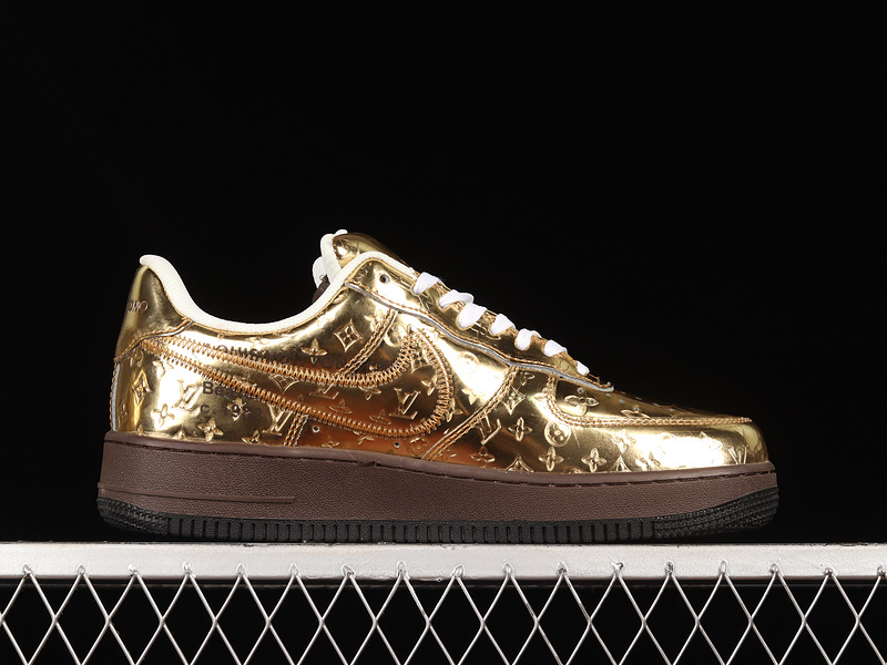 L*V X Air Force 1 Low 07 Gold/Gold/White 17