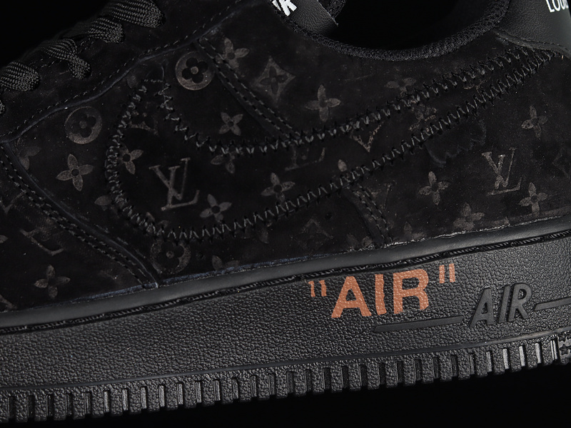 Air Force 1 Low 07 X L*V Black/Black/Black 3