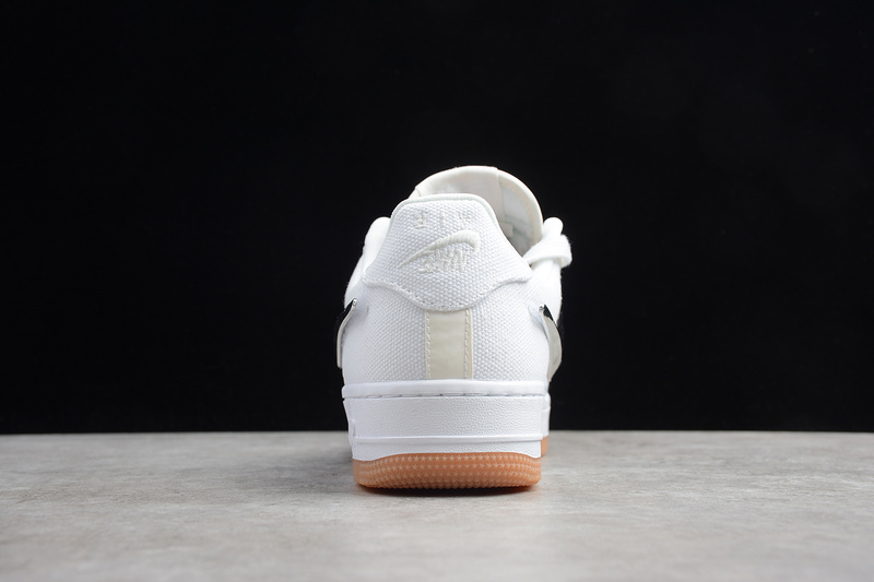 Air Force 1 Low X Travi Scott White/White 3