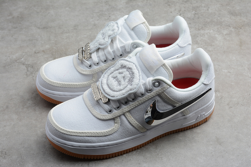 Air Force 1 Low X Travi Scott White/White 5