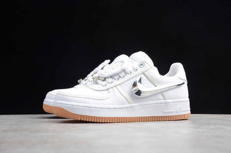 Air Force 1 Low X Travi Scott White/White 17