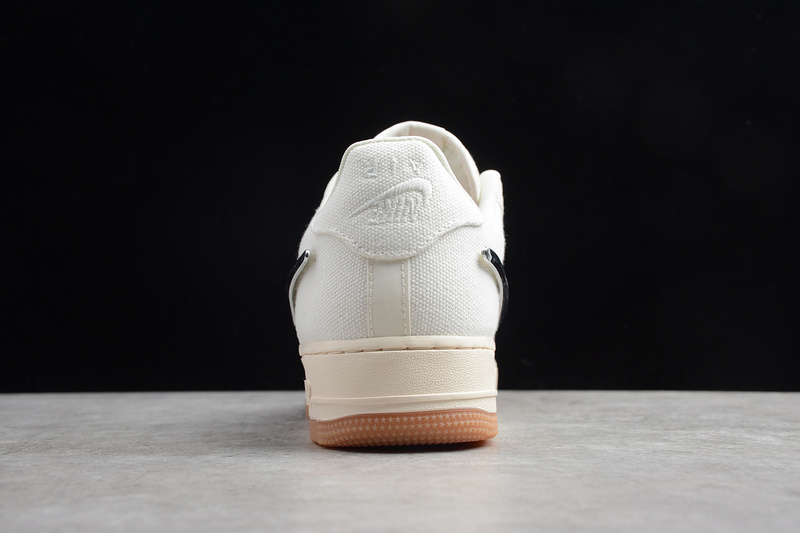 Cy Air Force 1 Low X Travi Scott Sail/Sail-Gum Light Brown 13